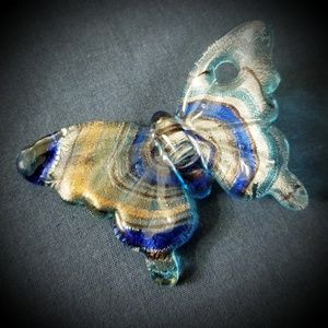 Glass Butterfly Pendant